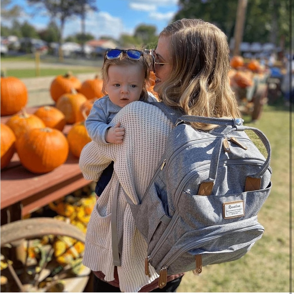 Gray Diaper Backpack - image 4